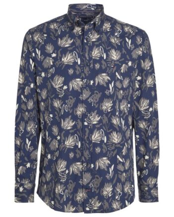 38 Floral Print Shirt - Eton Shirt  - 7313584650435