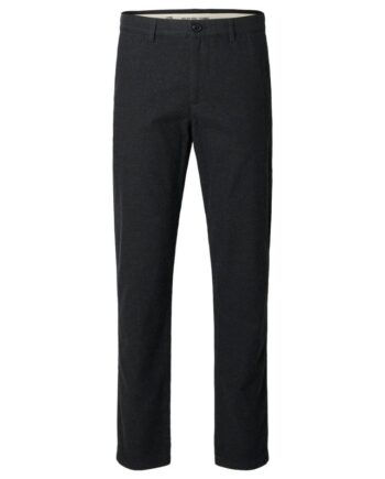 Sort Slh175 Slim Miles Brushed Pants - Selected Jeans  - 5715426022776