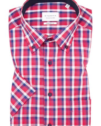 Rød Shirt 8188 K146 - Eterna Shirt  - 4067159342685