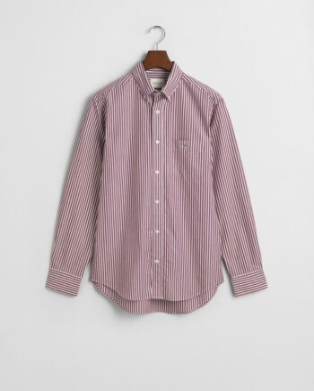 M Reg Poplin Stripe Shirt - Gant Shirt  - 7325707767357