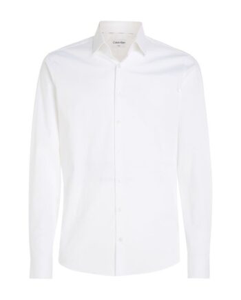 40 Poplin Stretch Slim Shirt - Calvin Klein Shirt  - 8719854558583
