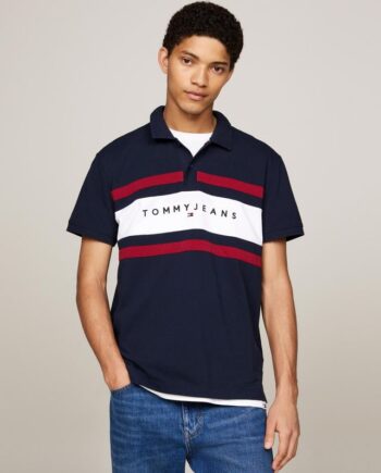 XL Tjm Colorblock Linear Polo - Tommy Jeans Jeans  - 8720636573649