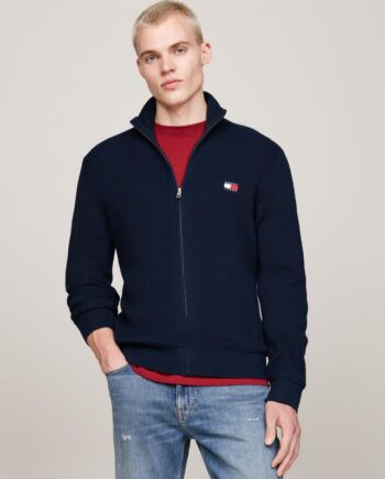 L Tjm S Im Badge Zip Thru - Tommy Jeans Jeans  - 8720637265376