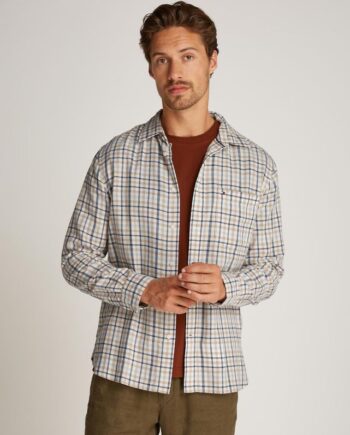 L Brushed Inen Gingham Shirt - Tommy Hilfiger Shirt  - 8720638623724