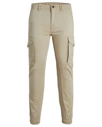 Grå Jpstpaul Jjflake Cargo Crockery Noo - Jeans  - 5715109148519