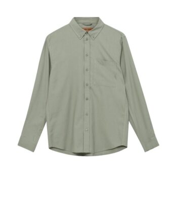 Grøn Mmgtheo Soft Shirt - Mos Mosh Shirt  - 5715591155507