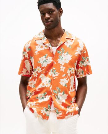 L Ightweight F Ora Aop Shirt - Tommy Hilfiger Shirt  - 8721186870240