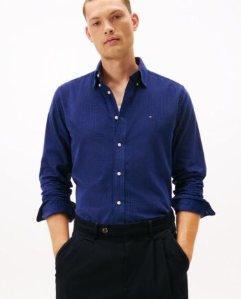 3XL Corduroy Printed Shirt - Tommy Hilfiger Shirt  - 8721222284925