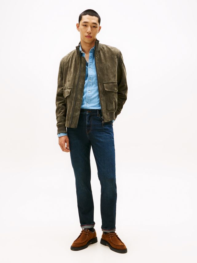 Sort Straight Denton Str Blacker Blue - Tommy Hilfiger Jeans  - 8721222609926
