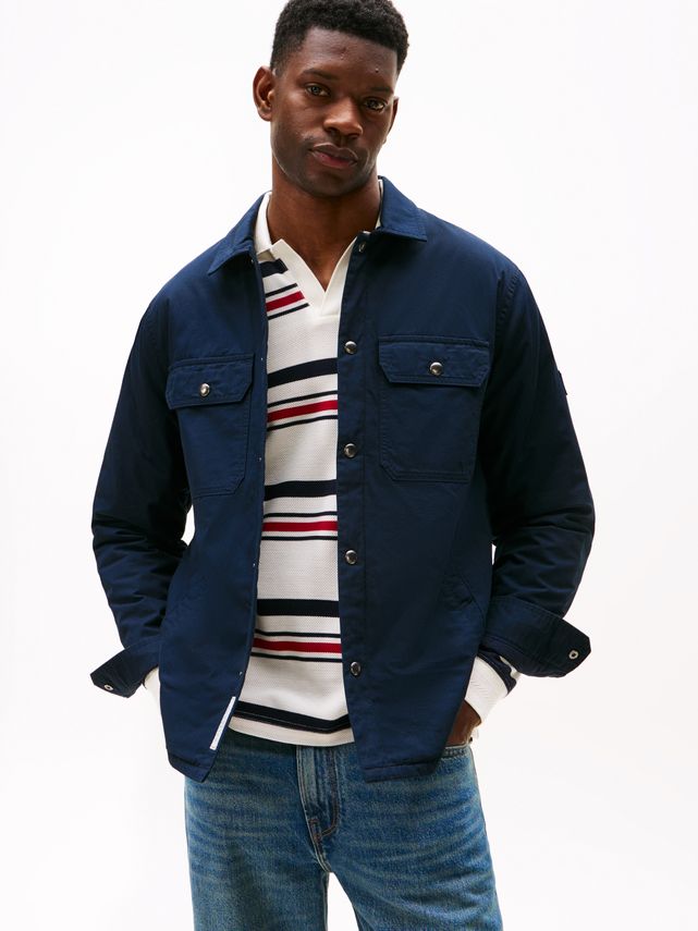 3XL Padded Shirt Jkt - Tommy Hilfiger Shirt  - 8721222391234