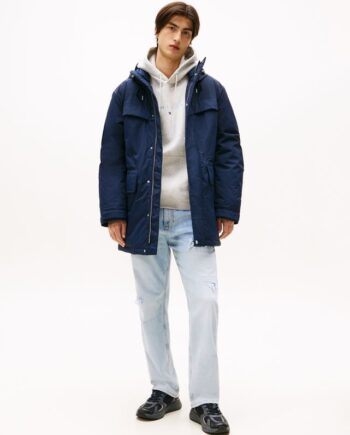 Blå Tjm City Ready Parka - Tommy Jeans Jeans  - 8721222124153