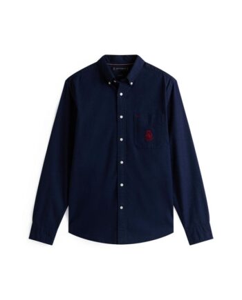 L Brushed Oxf Crest Pocket Shirt - Tommy Hilfiger Shirt  - 8721222352327