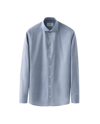 39 Micro Check Twill Shirt - Eton Shirt  - 7313584398320