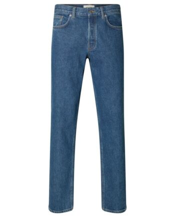 Blå Slh190 Reg Tapered Ben Kori Jeans - Selected Jeans  - 5715726649789
