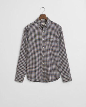 3XL Reg Twill Gingham Shirt - Gant Shirt  - 7325708404558