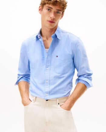 L Heritage Oxford Pin Stripe Shirt - Tommy Hilfiger Shirt  - 8721221488560