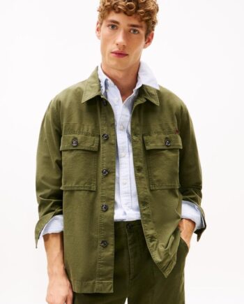 L Gmd Uti Ity Shirt Jacket - Tommy Hilfiger Shirt  - 8721221548929