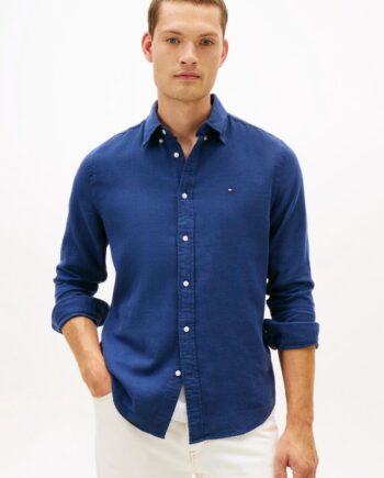 L Dobby Structure Shirt - Tommy Hilfiger Shirt  - 8721221530795