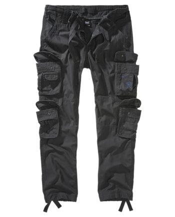 Anthracite Brandit Pure Vintage Cargobukser Slim Antracit - Brandit Jeans  - 4051773178638