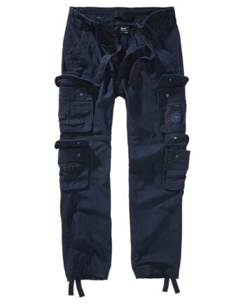 Navy Brandit Pure Vintage Cargobukser Slim - Brandit Jeans  - 4051773178706