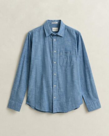 L Reg Chambray Shirt - Gant Shirt  - 7325708652782