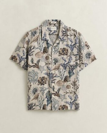 L Reg Aop Camp Co Ar Shirt - Gant Shirt  - 7325708660954
