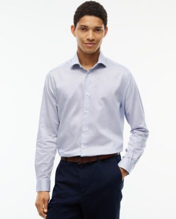 38 Flex Collar Twill Print Shirt - Tommy Hilfiger Shirt  - 8721441237825