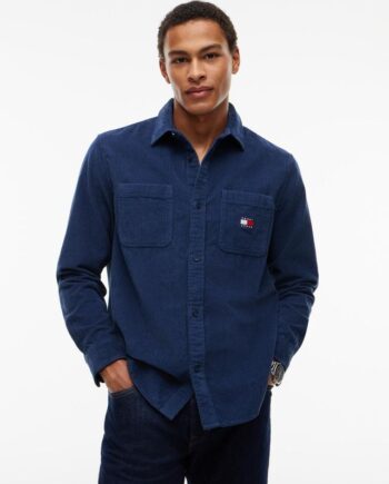 Blå Tjm Rlx Corduroy Shirt Ext - Tommy Jeans Jeans  - 8721441608465