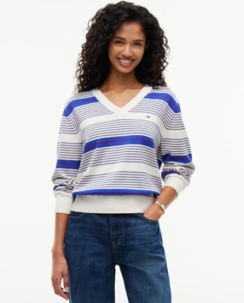 L Tjw Essentia Vneck Sweater Ext - Tommy Jeans Jeans  - 8721441439465