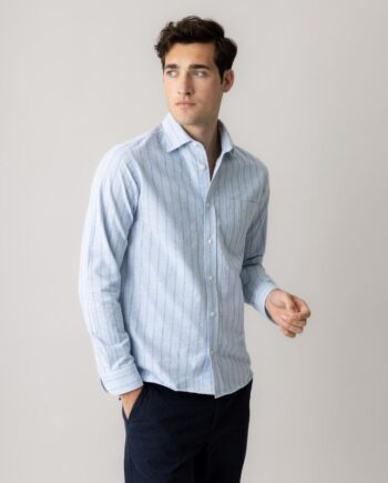 Blå Mmgmarco Brush Shirt - Mos Mosh Shirt  - 5715591441310