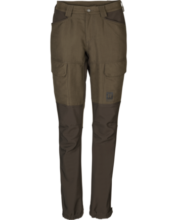 Grøn Harkila Scandinavian Bukser Woman Willow Green Deep Brown - Härkila Jeans  - 5714733638953
