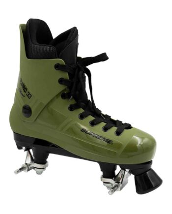 Grøn Supreme Turbo Nylon Side Side Rulleskøjte Army Kun Støvle Understel - Supreme Rollers SkoSneaksers  - 5711697002585