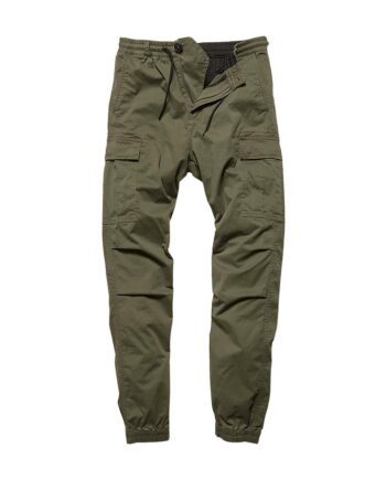 Grøn Vintage Industries Vince Cargo Jogger Olive - Jeans  - 8718373062380