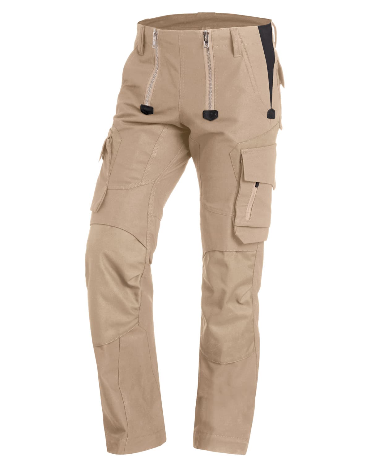 Beige Fhb Sebastian Guild Naver Arbejdsbukser W33 L32 - Fhb Jeans - 4030646354027