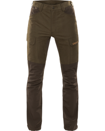 Grøn Harkila Scandinavian Trousers Willow Green Deep Brown - Härkila Jeans  - 5714733535108