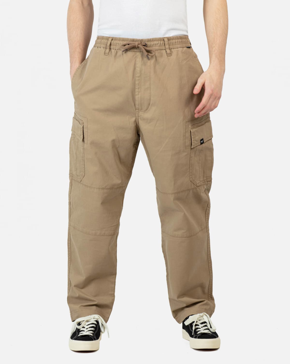 Khaki Reell Reflex Loose Cargobukser - Reell Jeans - 4051015177535