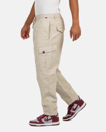 Hvid Reell Reflex Loose Cargobukser Off - Reell Jeans  - 4051015342100