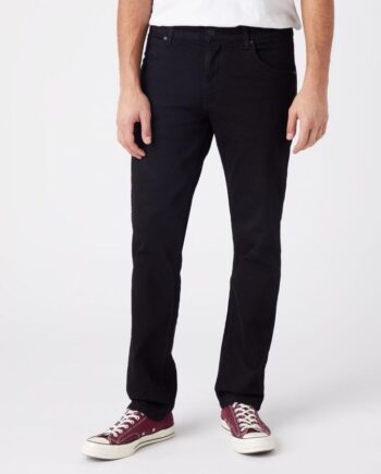 Sort Greensboro Black Valley - Wrangler Jeans  - 5401019410128