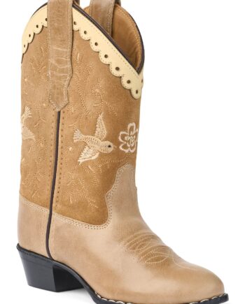 Beige Suede Limited Cowboy Støvler Ruskind - SkoSneaksers  - 5715859032120
