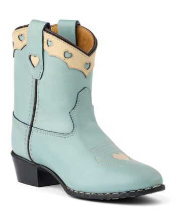 Dusty Blue Leat Limited Støvler Her Her - SkoSneaksers  - 5715859030706