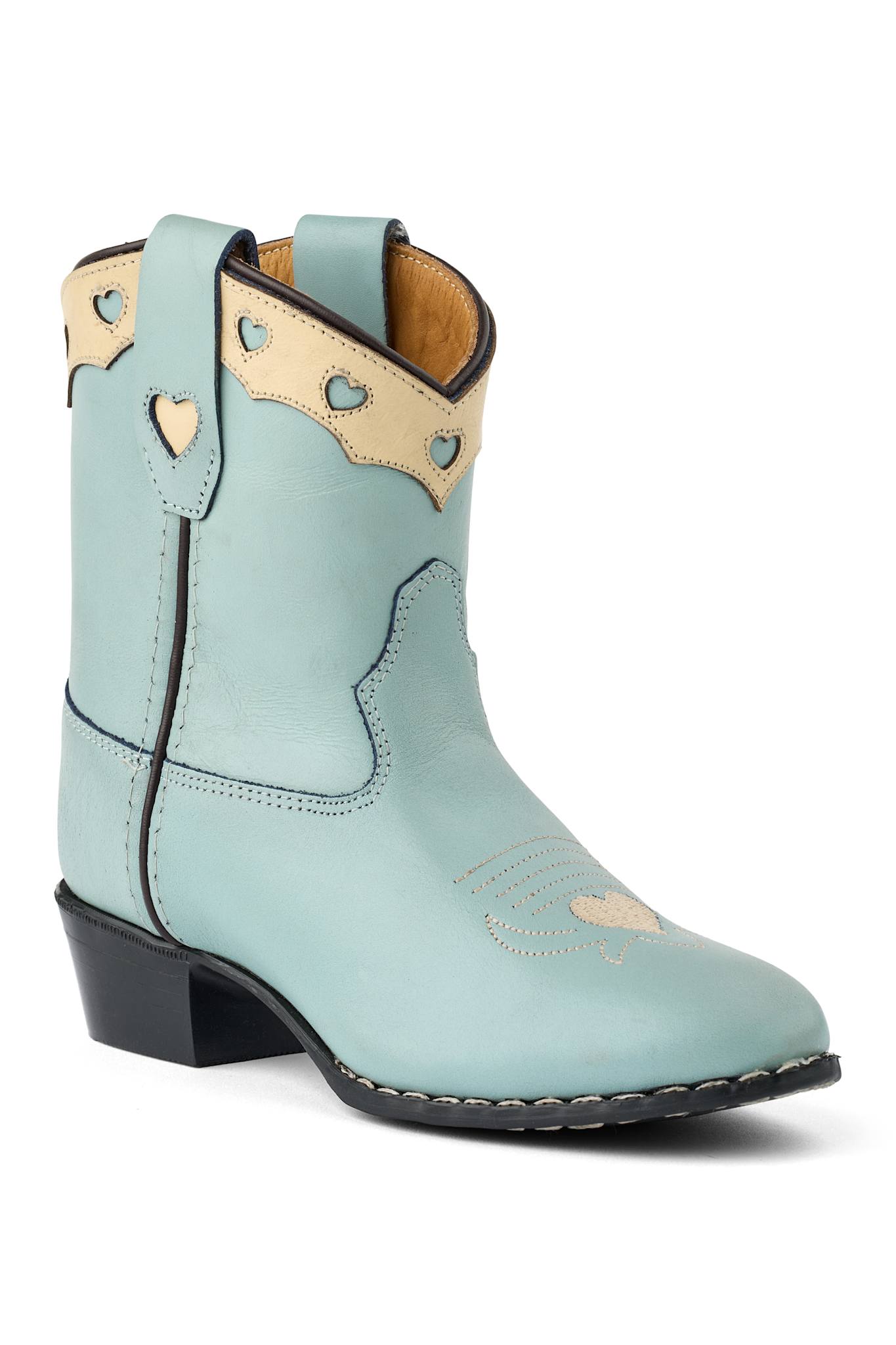 Dusty Blue Leat Limited Støvler Her Her - SkoSneaksers  - 5715859030706