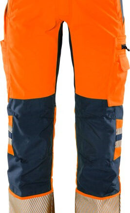 Hi Vis Orange/B Kansas Fristads Vis Bukser Vis Orange Blå - Jeans  - 7322302974760