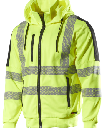 Sort Sweatee Shirt 6123p Viz Gul Str - L.brador Shirt  - 7325930067811