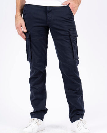 Navy Pre End Elwood Cargo Pants - Pre End Jeans