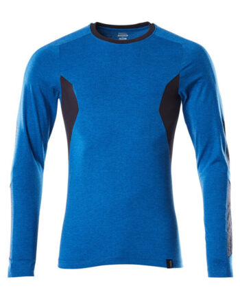 Azurblå/Mørk Ma Mascot Accelerate Langærmet Shirt Azurblå Mørk Marine - Mascot Shirt