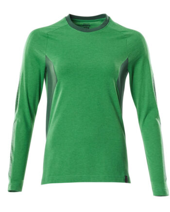 Grøn Mascot Langærmet Shirt Damemodel Græs - Mascot Shirt  - 5711074735174