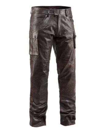Bull Læder Bukser Klassisk Stil - Swedteam Jeans