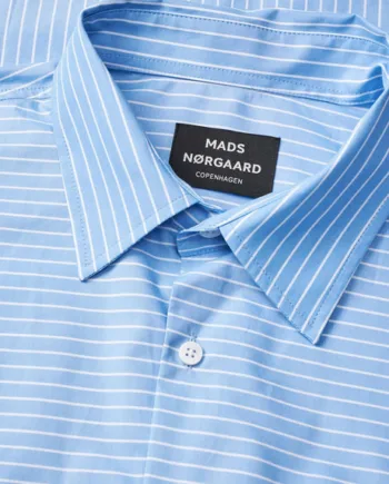 Hvid Mads Nørgaard Prime Cotton Shirt - Mads NØrgaard Shirt  - 5715131582312