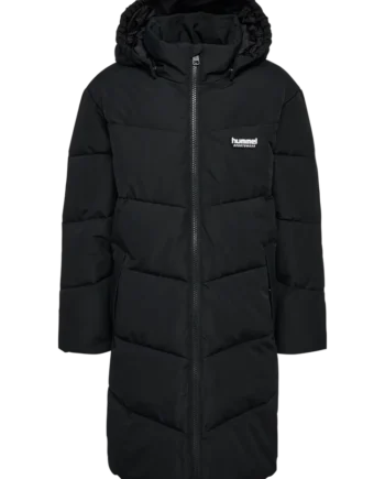 Sort Puffer Lang Jakke Black 116 - Hummel Jeans  - 5715688180849