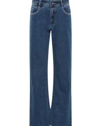 Blå Cero Bukser Dame Denim Med Slid - Cero Jeans  - 5713270507654